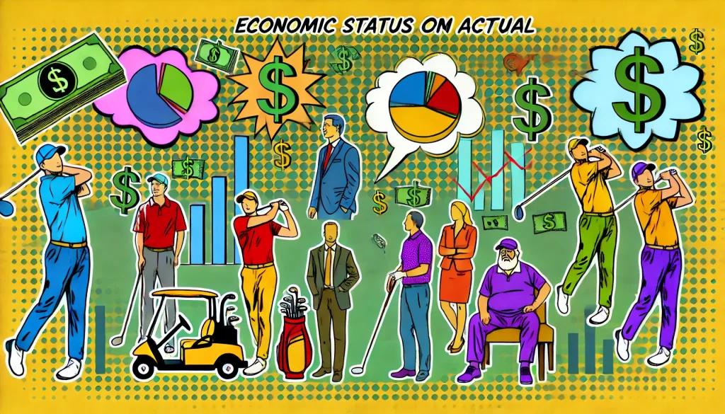 2. ゴルフプレーヤーの実態：経済状況と趣味の関係性